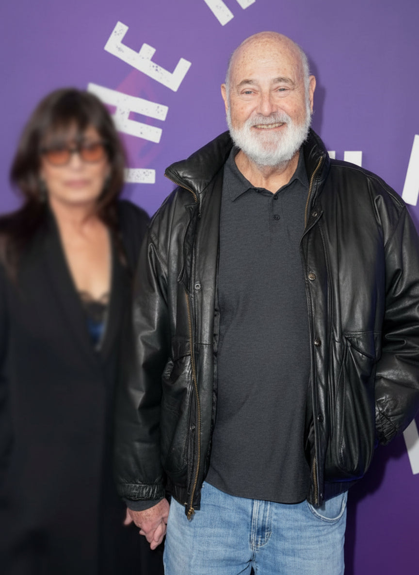 Harpoon Rob Reiner Inspired Black Leather Jacket