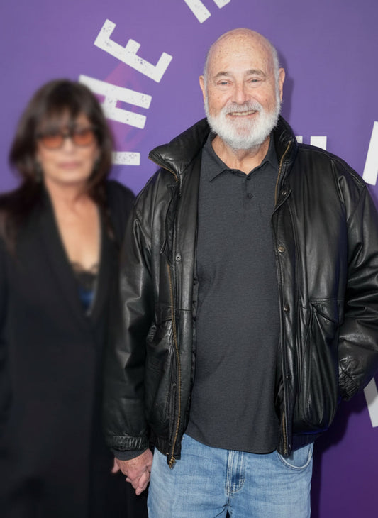 Harpoon Rob Reiner Inspired Black Leather Jacket