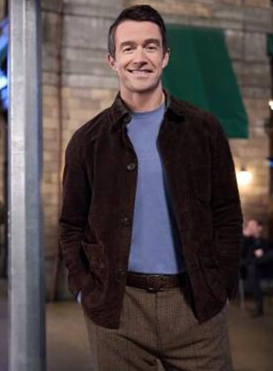 Harpoon Finn Inspired Brown Leather Jacket - An Unexpected Valentine Style