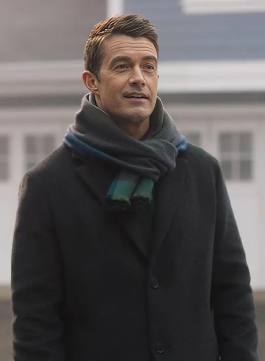 Harpoon Robert Buckley Inspired Grey Coat - Twas the Date Before Christmas Style