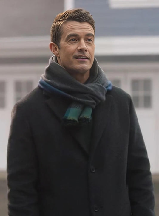 Harpoon Robert Buckley Inspired Grey Coat - Twas the Date Before Christmas Style