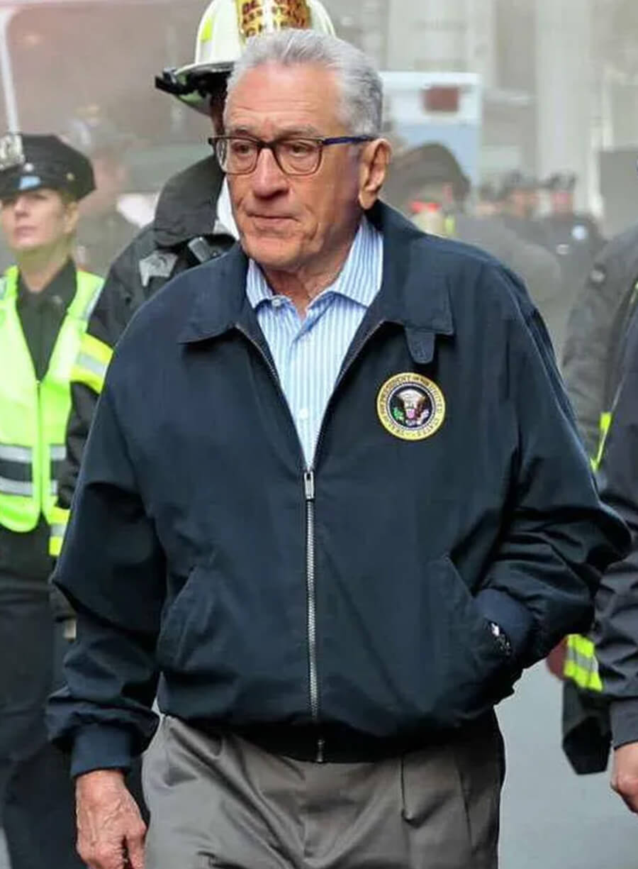 Harpoon George Mullen Inspired Blue Leather Jacket - Z ero Day 2025 Style