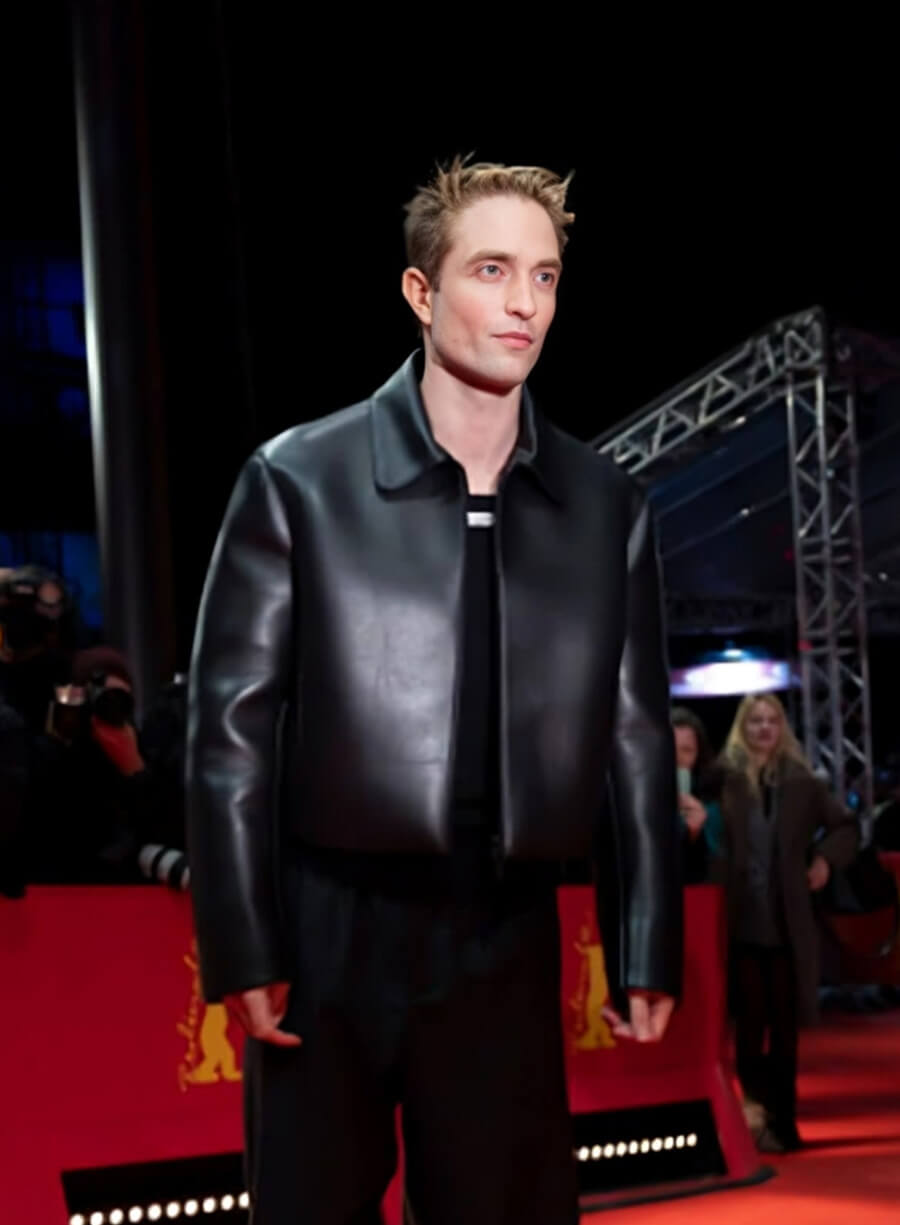 Harpoon Mickey Barnes Inspired Black Leather Jacket - Mickey 17 Style