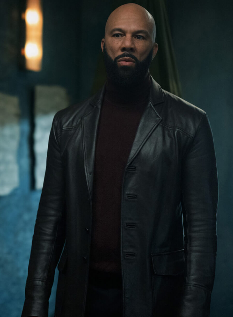 Harpoon Robert Sims Inspired Black Leather Jacket - Silo Style
