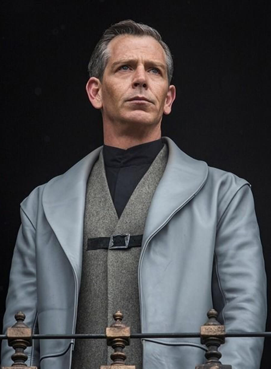 Harpoon Le Sh�rif de Nottingham Inspired Grey Real Leather Coat - Robin Hood Style