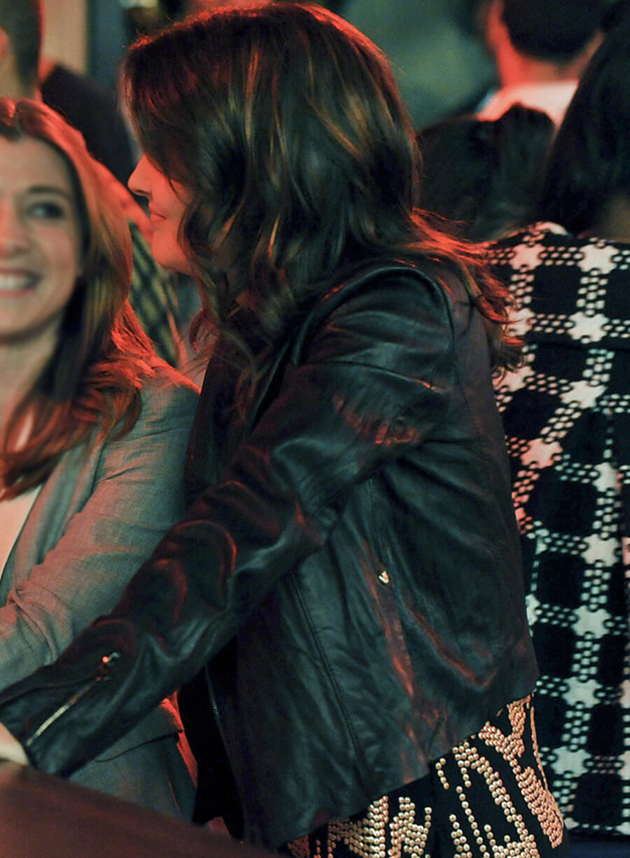 Harpoon Robin Scherbatsky Inspired Black Leather Jacket - How I met Your Mother Style