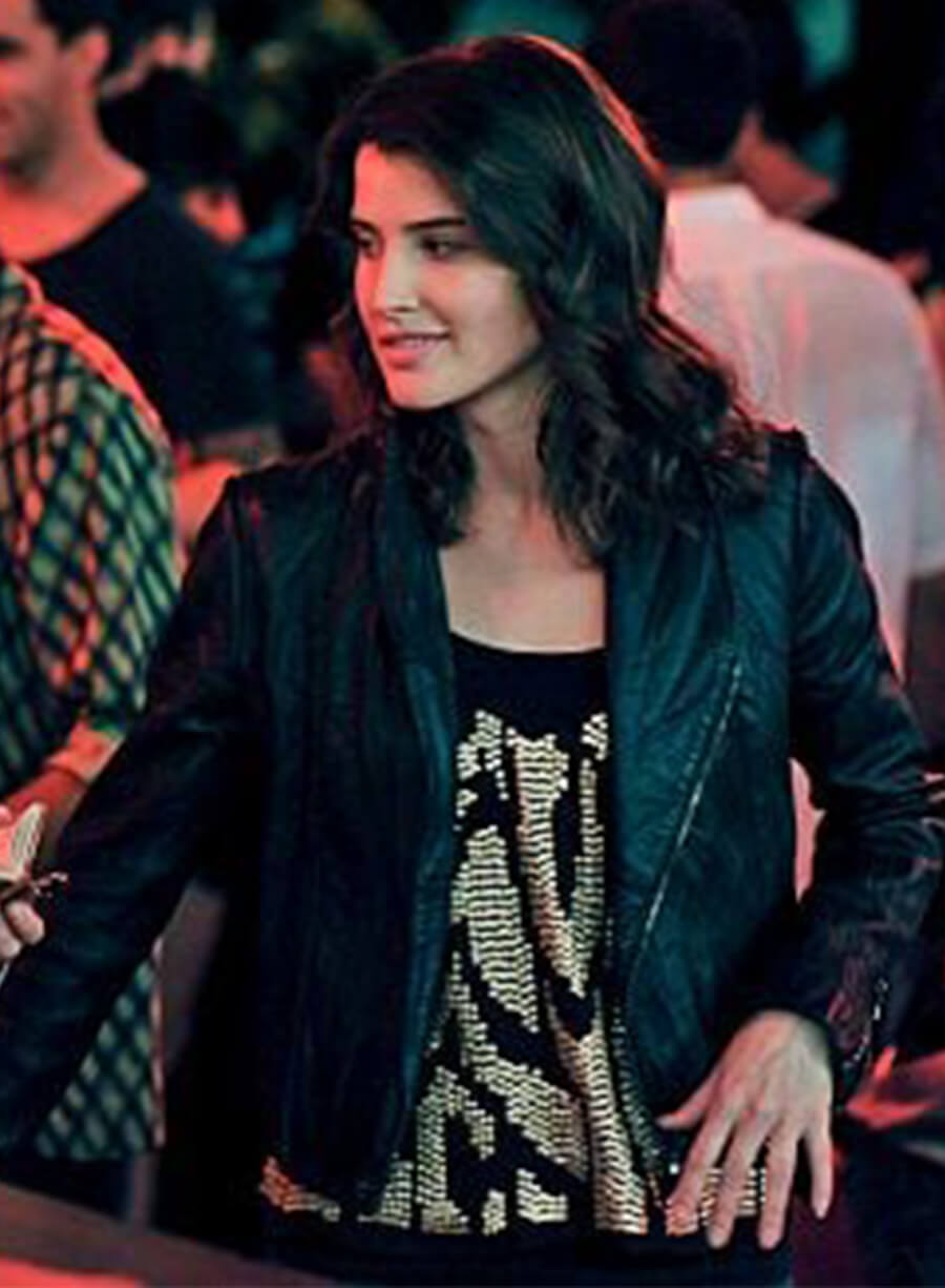 Harpoon Robin Scherbatsky Inspired Black Leather Jacket - How I met Your Mother Style