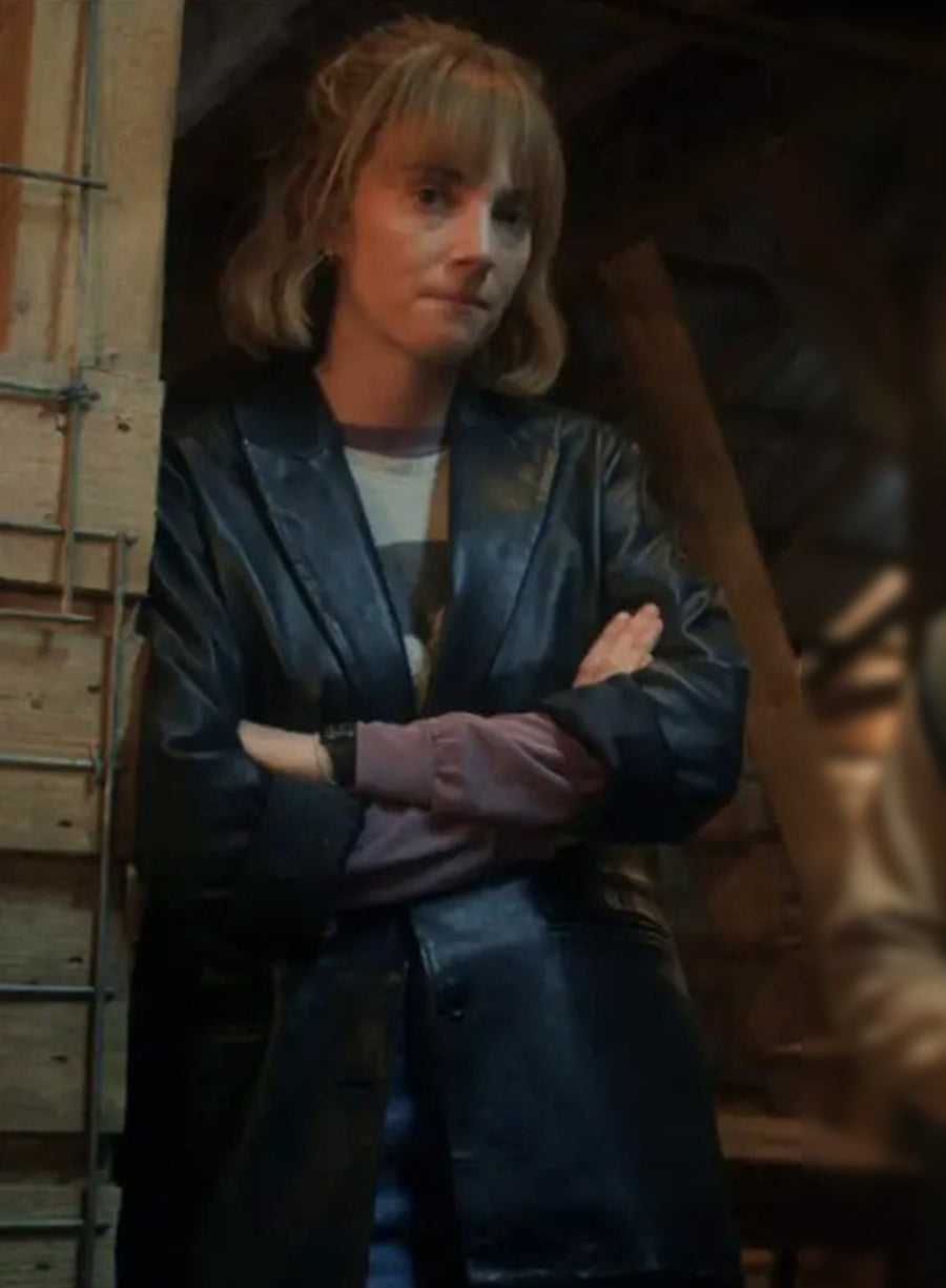 Harpoon Robin Inspired Black Coat - Stranger Things Style