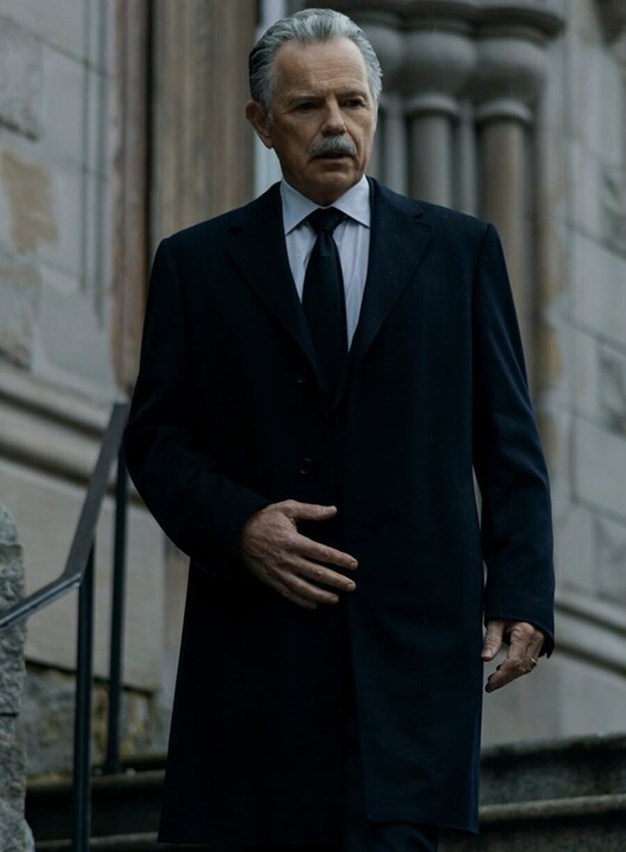 Harpoon Roderick Usher Inspired Black Coat - The Fall of the House of Usher Style