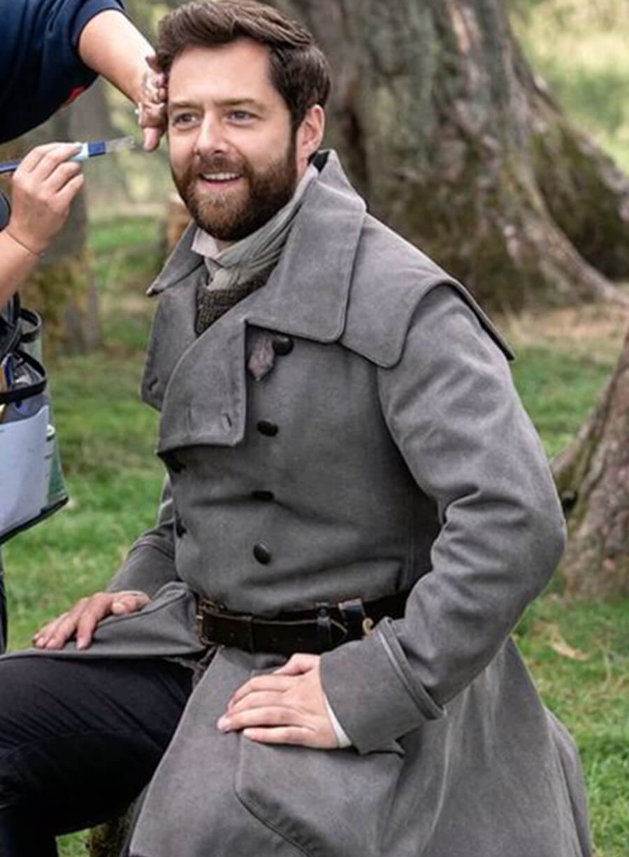 Harpoon Roger Wakefield Inspired Grey Coat - Outlander Style