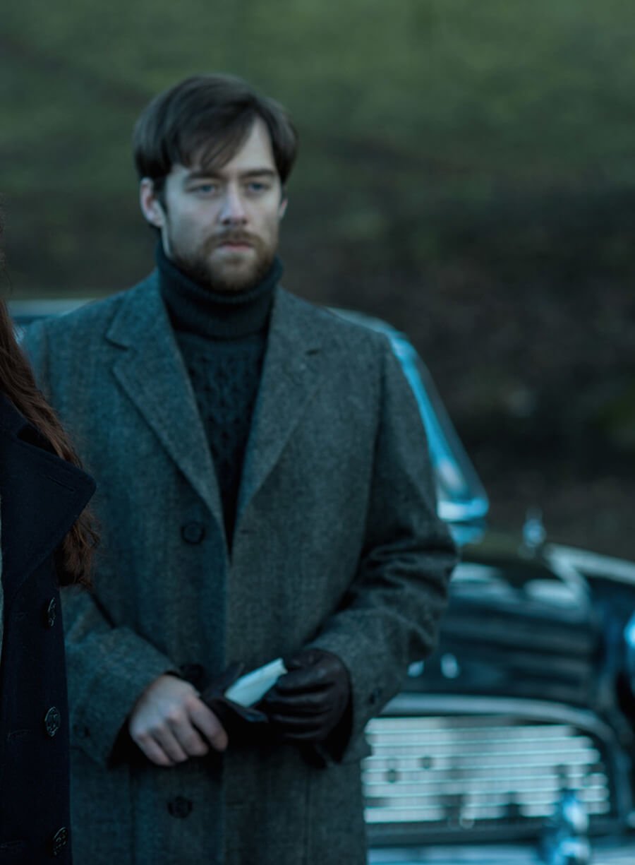 Harpoon Roger Wakefield Inspired Grey Coat - Outlander S02 Style