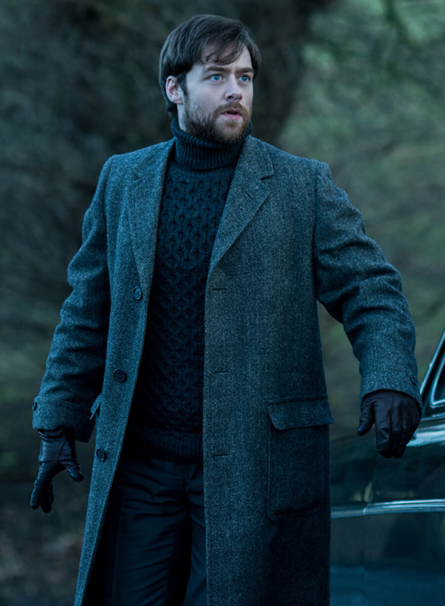 Harpoon Roger Wakefield Inspired Grey Coat - Outlander S02 Style