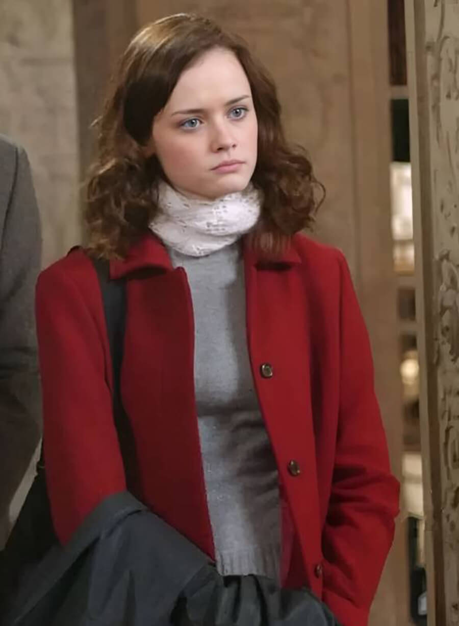 Harpoon Alexis Bledel Inspired Red Coat - Gilmore Girls Style