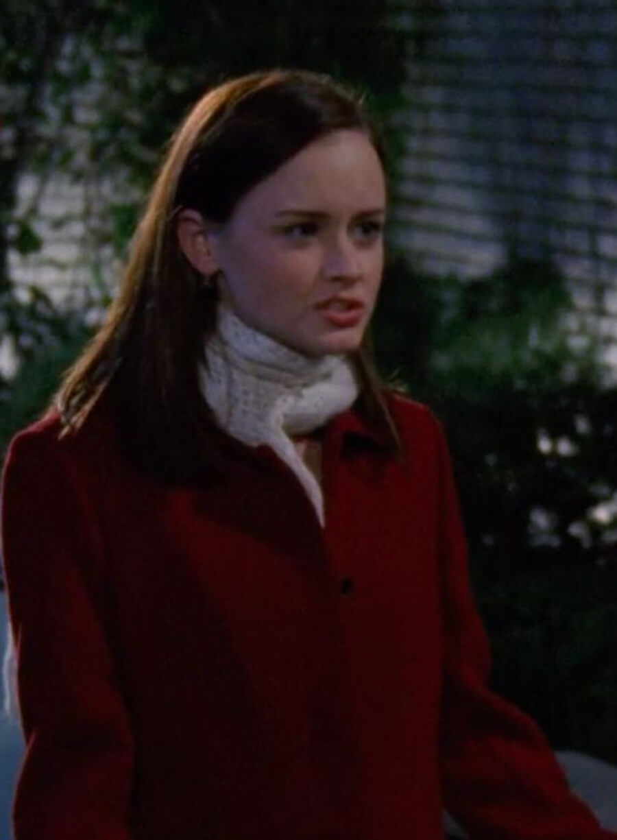 Harpoon Alexis Bledel Inspired Red Coat - Gilmore Girls Style