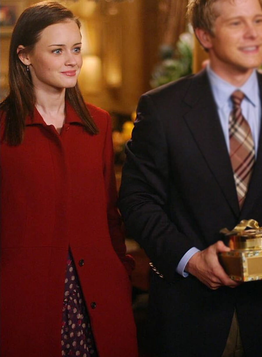Harpoon Alexis Bledel Inspired Red Coat - Gilmore Girls Style