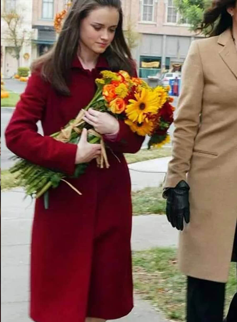 Harpoon Alexis Bledel Inspired Red Coat - Gilmore Girls Style