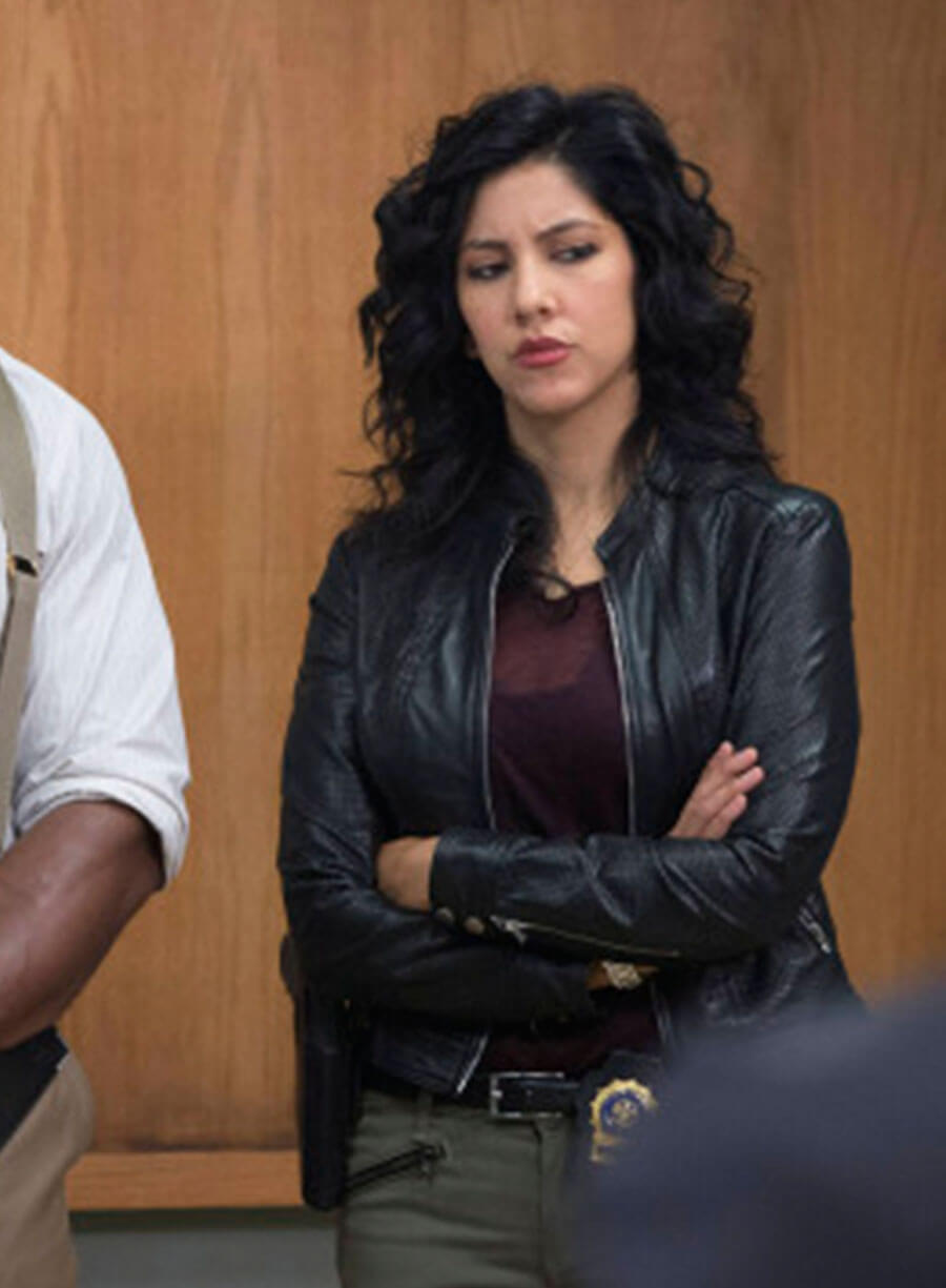 Harpoon Rosa Diaz Inspired Black Leather Jacket - Brooklyn Nine-Nine Style