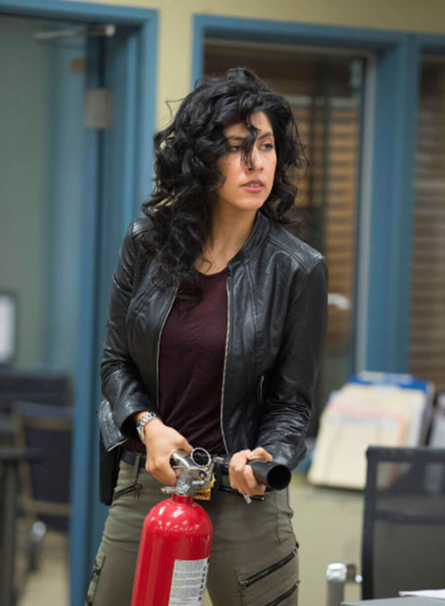 Harpoon Rosa Diaz Inspired Black Leather Jacket - Brooklyn Nine-Nine Style