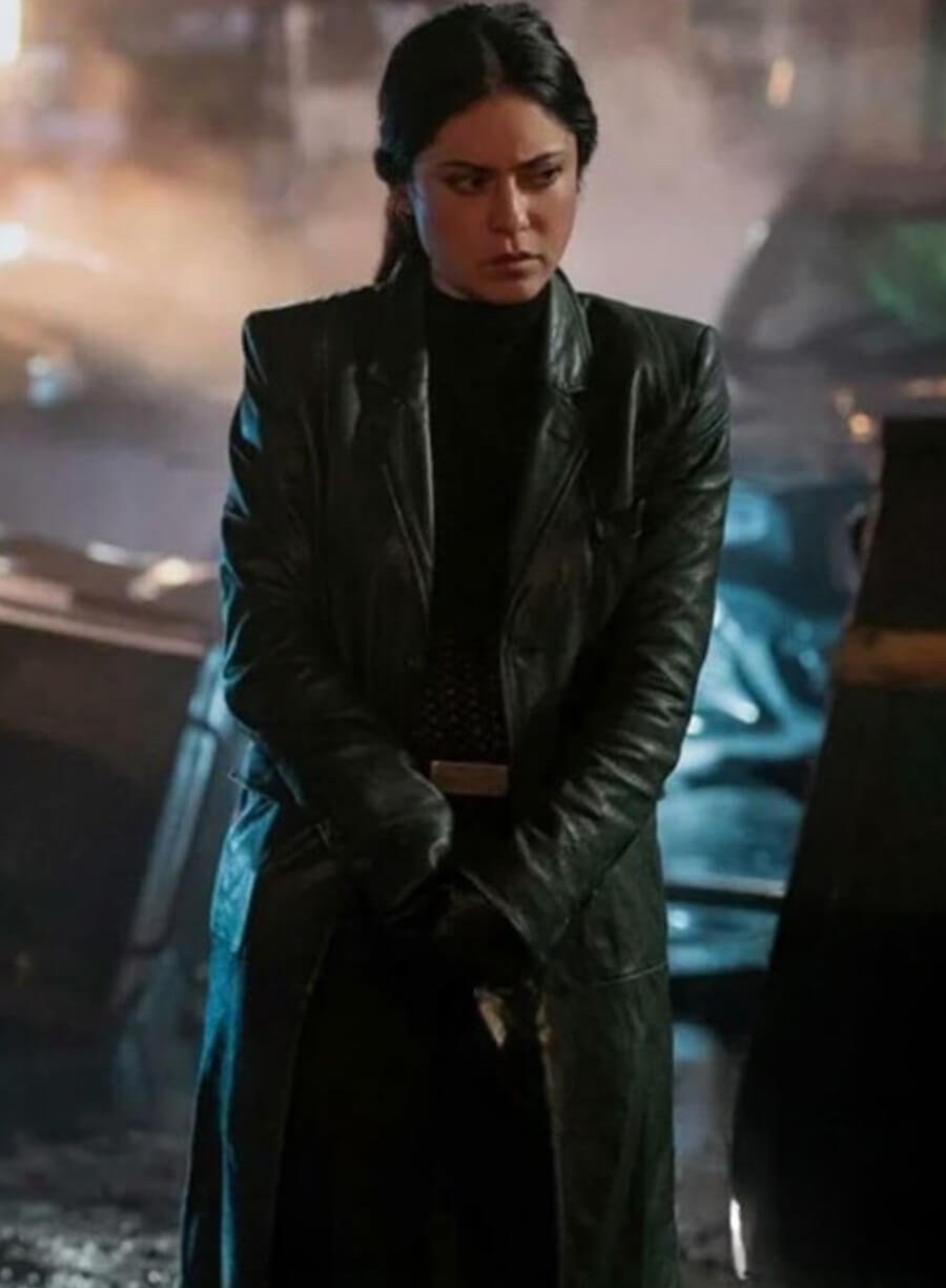 Harpoon as Zen Inspired Black Leather Jacket - Play Dirty 2025 Style