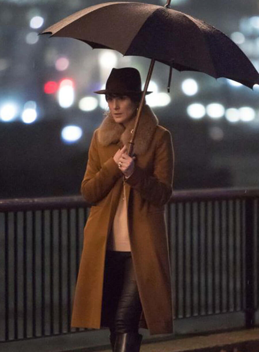 Rosalind Pearson The Gentlemen Michelle Dockery Brown Coat