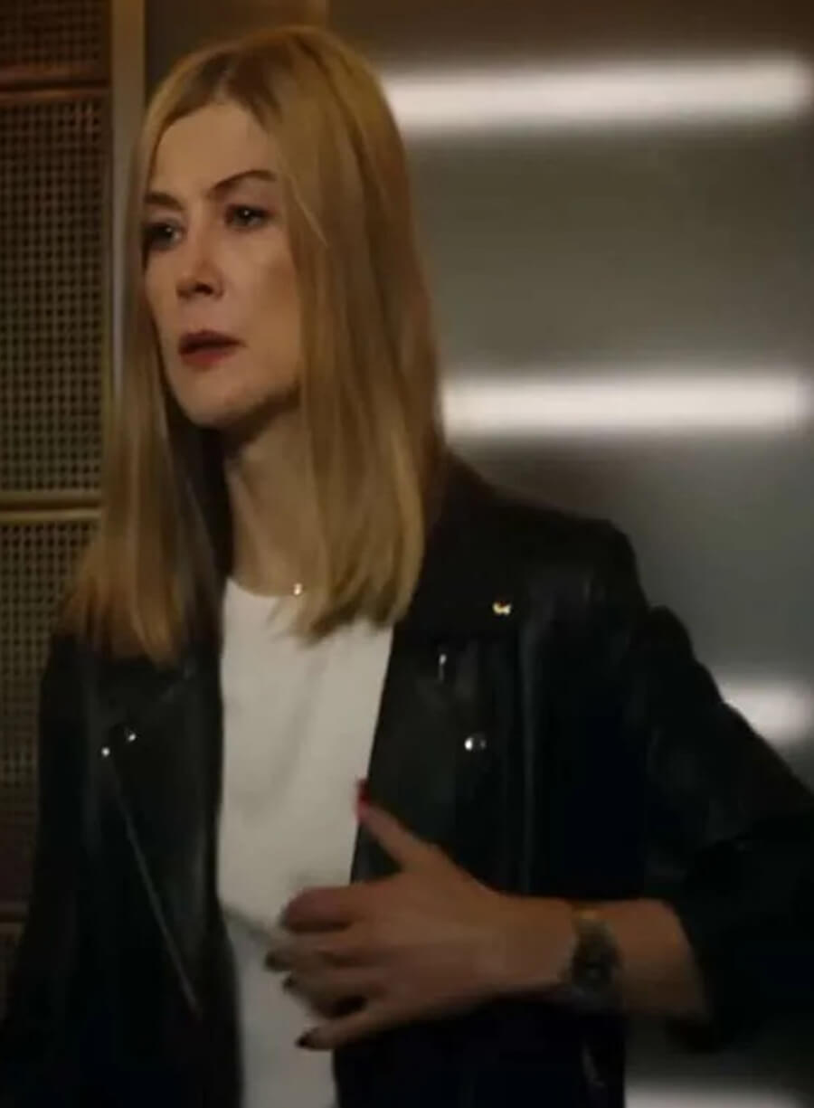 Harpoon Veronika Vanderberg Inspired Black Real Leather Leather Jacket - Now You See Me Now You Don't Style