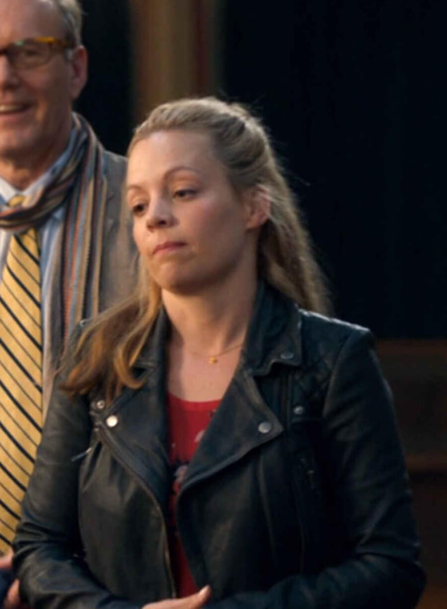 Harpoon Rose Defoe Inspired Black Leather Jacket - The Split Style
