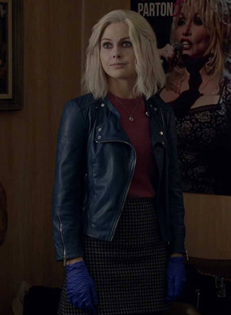 Harpoon Liv Moore Inspired Black Real Leather Leather Jacket - iZombie Style