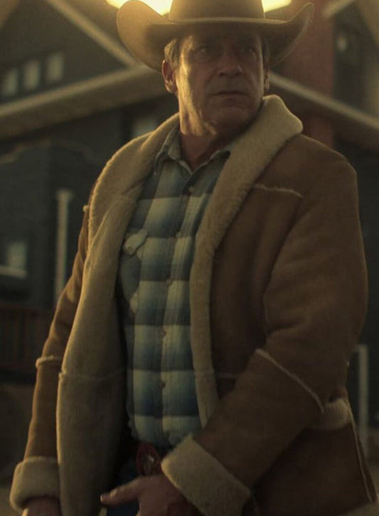 Harpoon Jacob Dutton Inspired Brown Leather Jacket - Fargo S05 Style