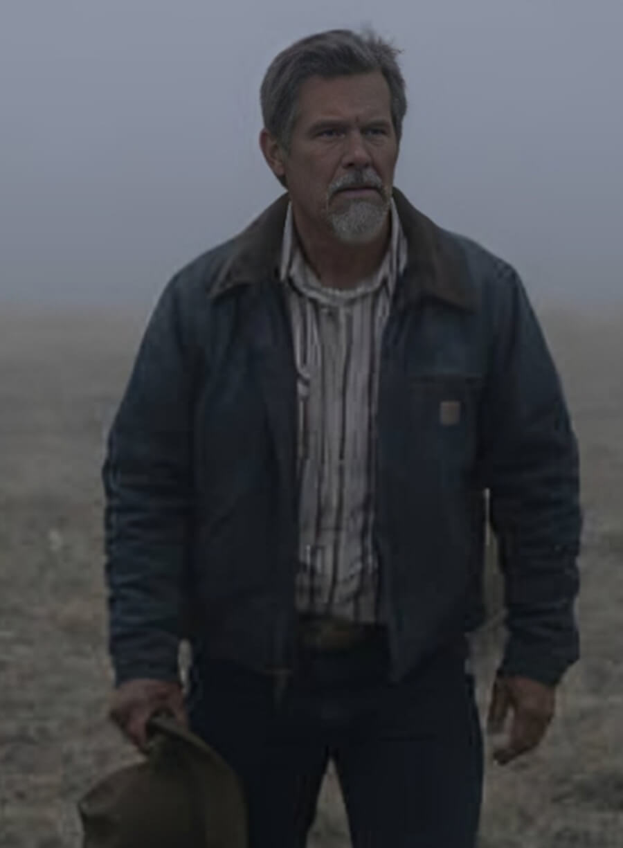Harpoon Royal Abbott Inspired Blue Suede Leather Leather Jacket - Outer Range Tv Series Style