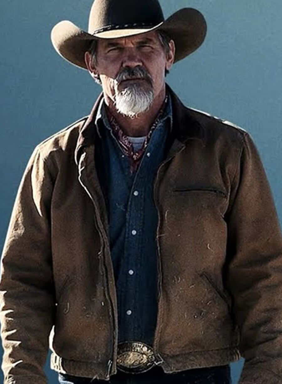 Harpoon Royal Abbott Inspired Brown Suede Leather Leather Jacket - Outer Range Tv Series Style