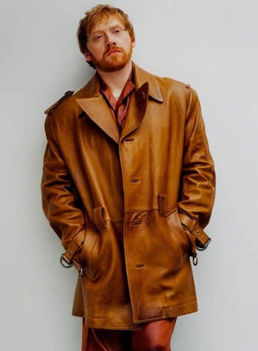 Harpoon Rupert Grint Inspired Brown Coat