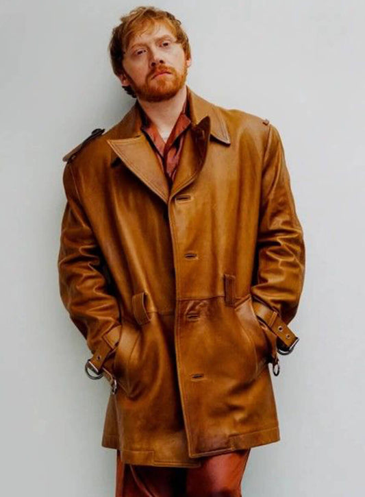 Harpoon Rupert Grint Inspired Brown Coat