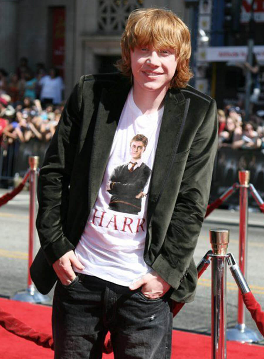 Harpoon Rupert Grint Velvet Blazer Inspired Green Leather Jacket