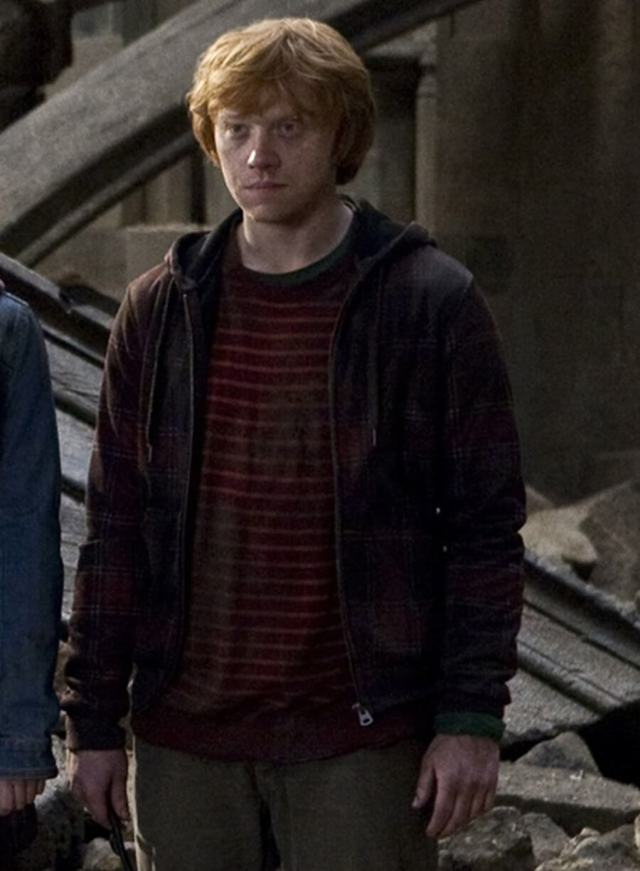 Harpoon Ron Weasley Inspired Multi-Color Hooded Jacket - Harry Potter and the Deathly Hallows Style