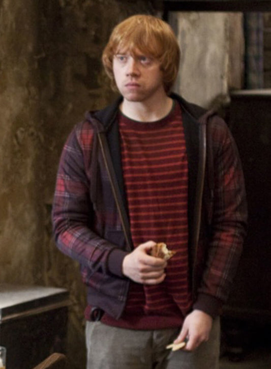 Harpoon Ron Weasley Inspired Multi-Color Hooded Jacket - Harry Potter and the Deathly Hallows Style