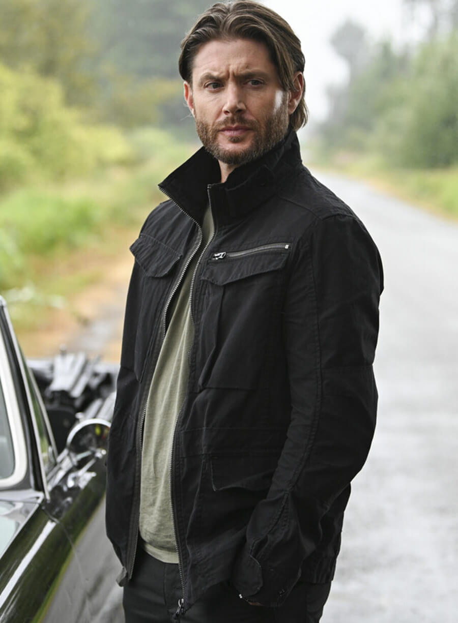 Harpoon Russell Shaw Inspired Black Cotton Jacket - Tracker Style