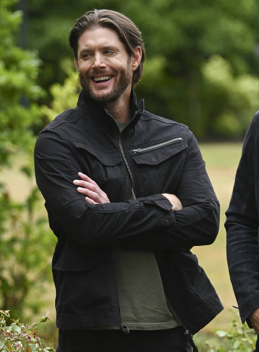 Harpoon Russell Shaw Inspired Black Cotton Jacket - Tracker Style