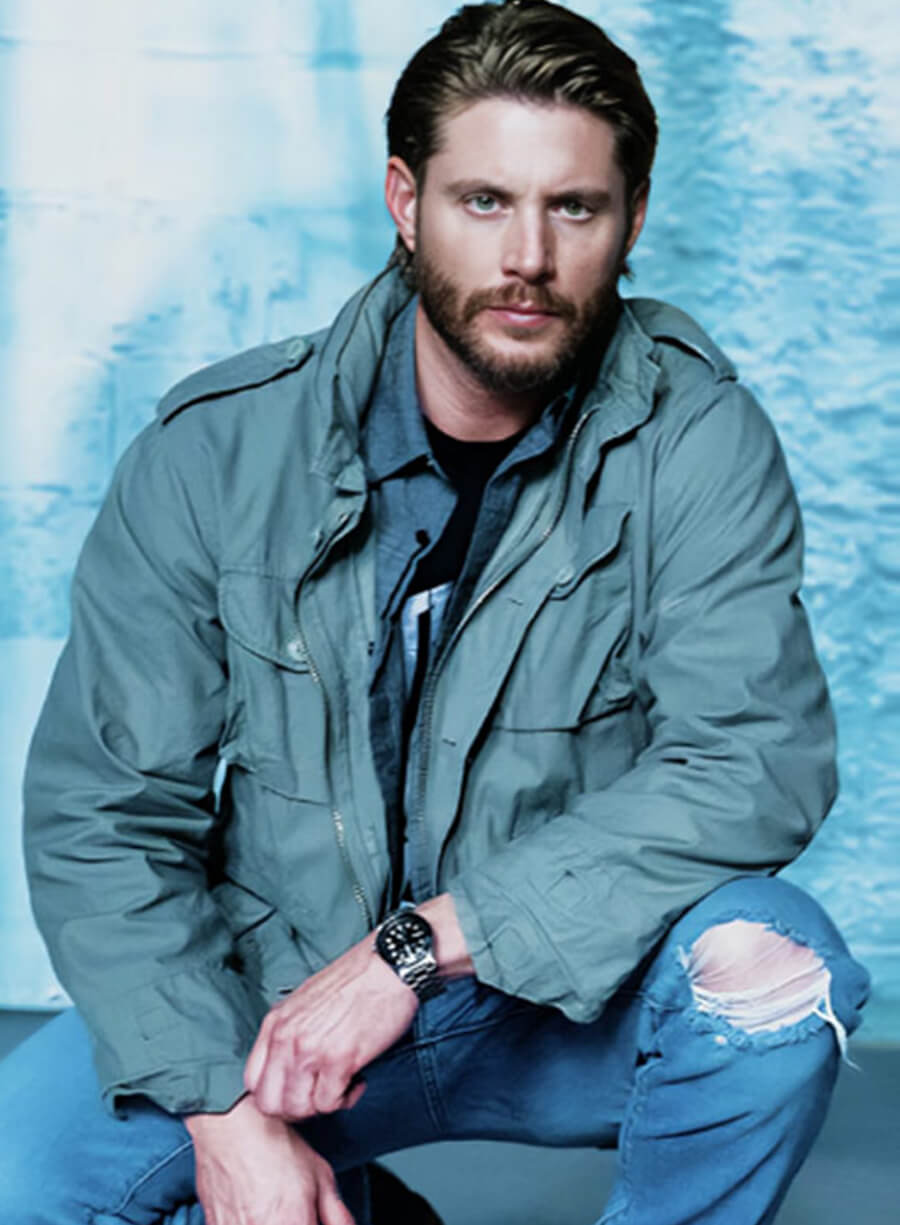 Harpoon Russell Shaw Inspired Green Cotton Jacket - Tracker Style