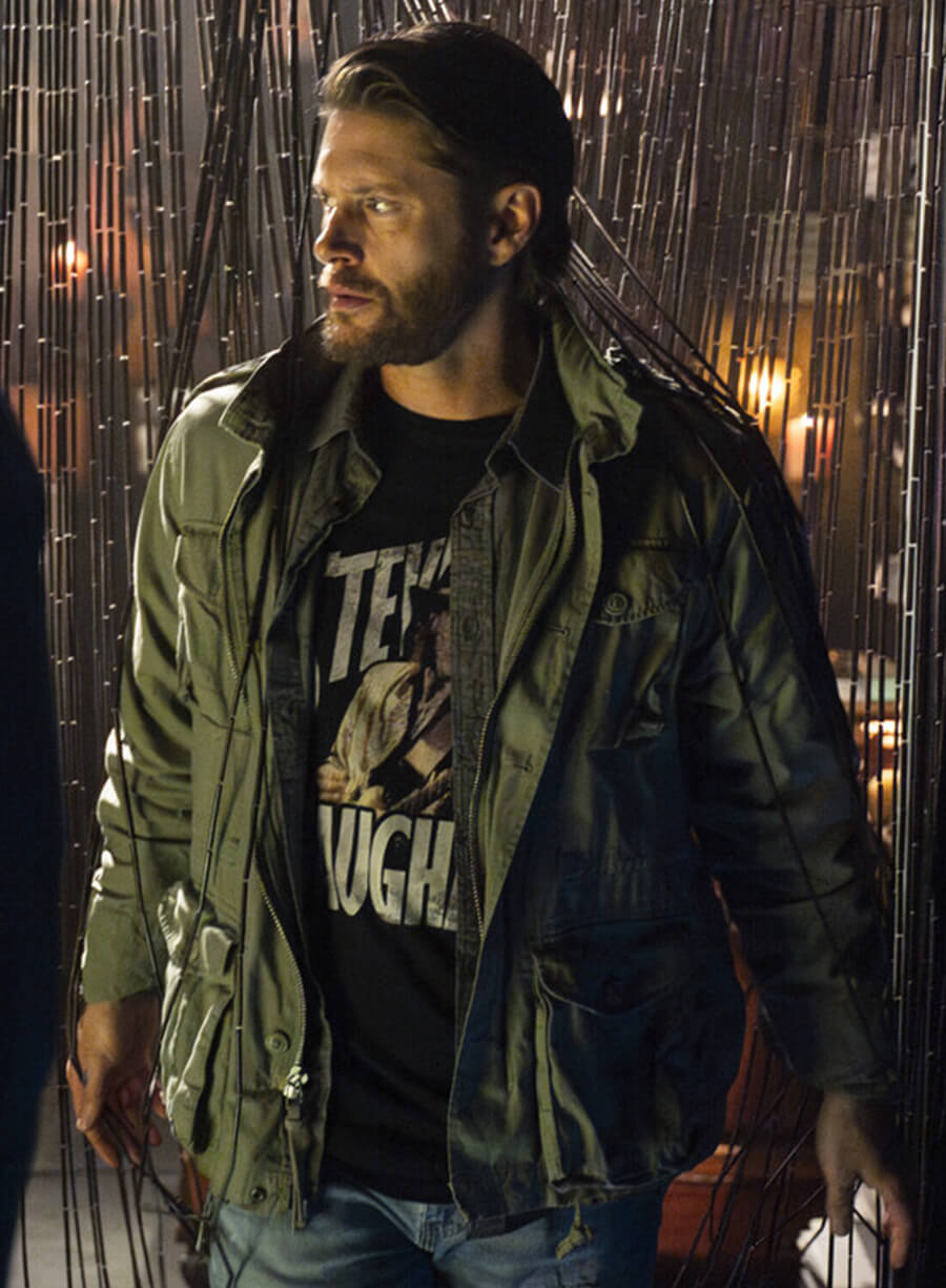 Harpoon Russell Shaw Inspired Green Cotton Jacket - Tracker Style