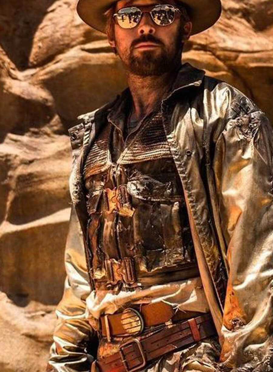 Harpoon Colt Seavers Inspired Brown Leather Jacket - The Fall Guy 2024 Style