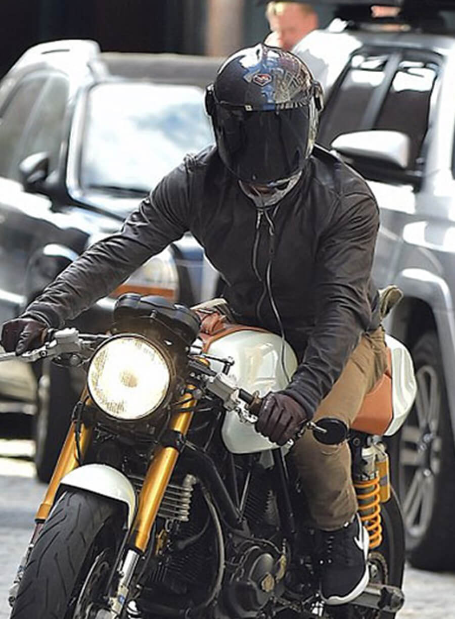Harpoon Ryan Reynolds Inspired Black Leather Jacket