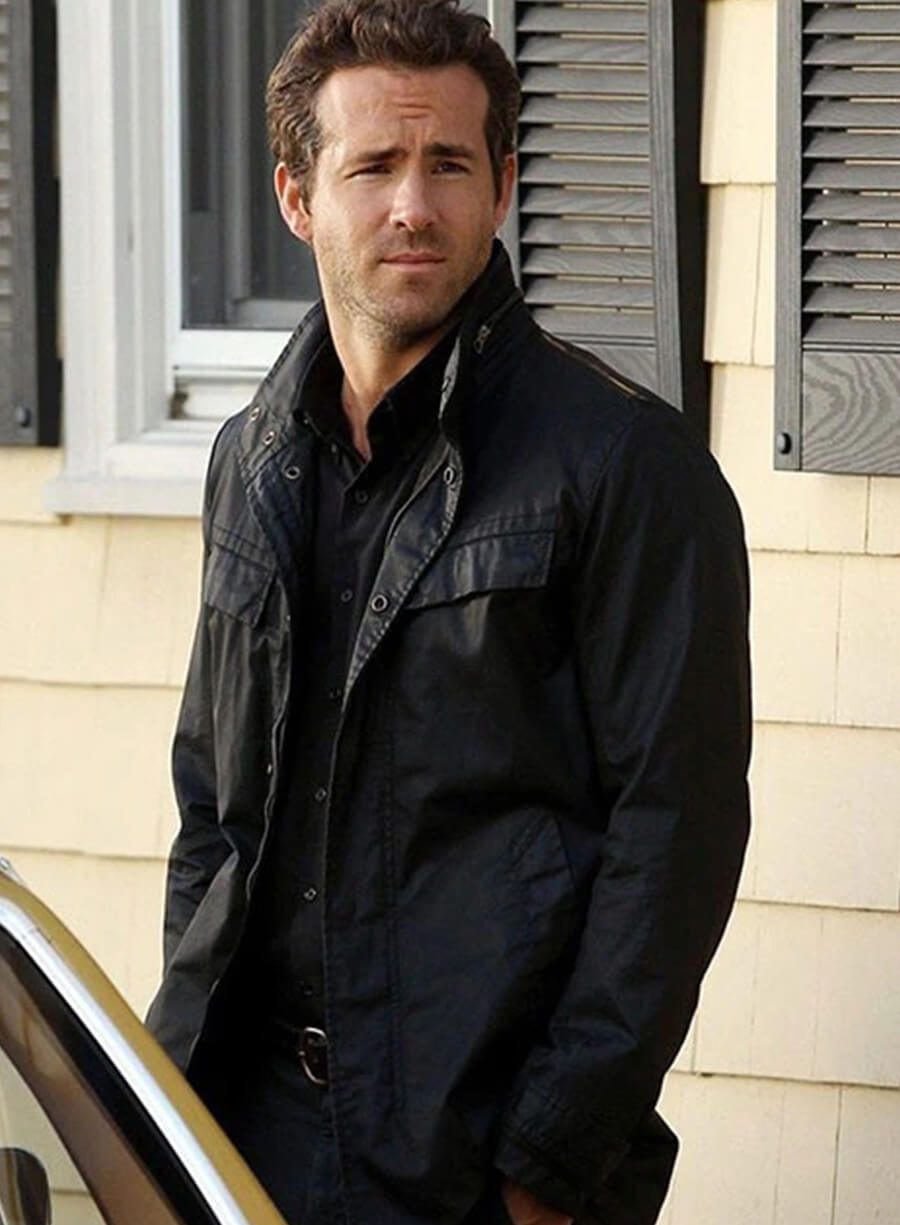 Harpoon Nick Walker Inspired Black Leather Jacket - R.I.P.D Style