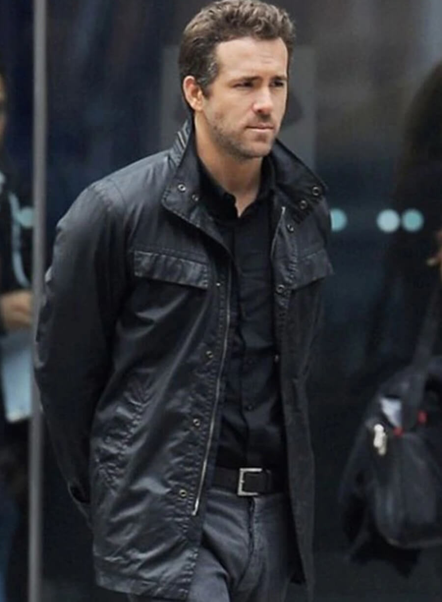 Harpoon Nick Walker Inspired Black Leather Jacket - R.I.P.D Style