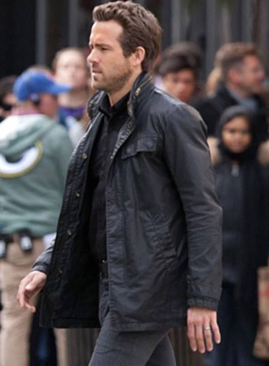 Harpoon Nick Walker Inspired Black Leather Jacket - R.I.P.D Style