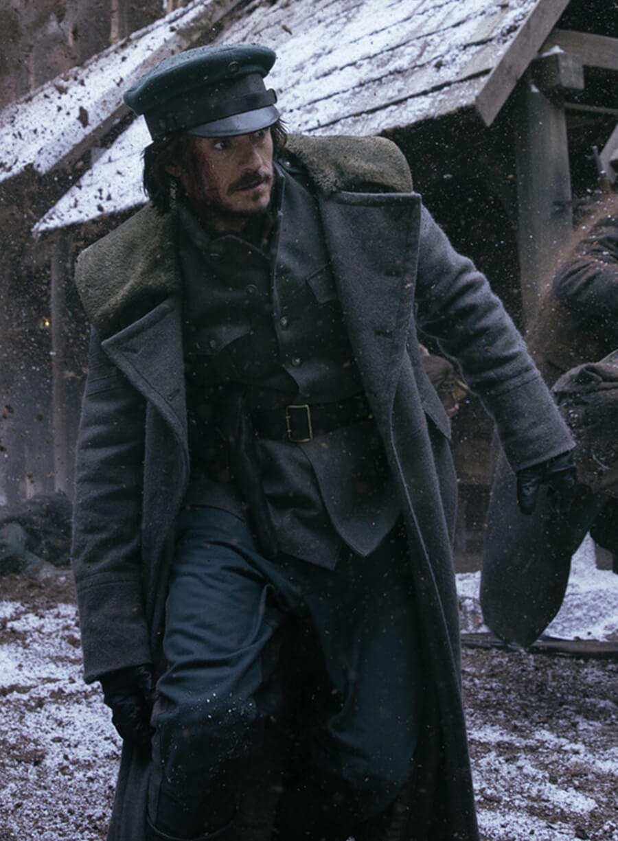 Harpoon Rycroft Philostrate Inspired Grey Wool Fabric Coat - Carnival Row Style