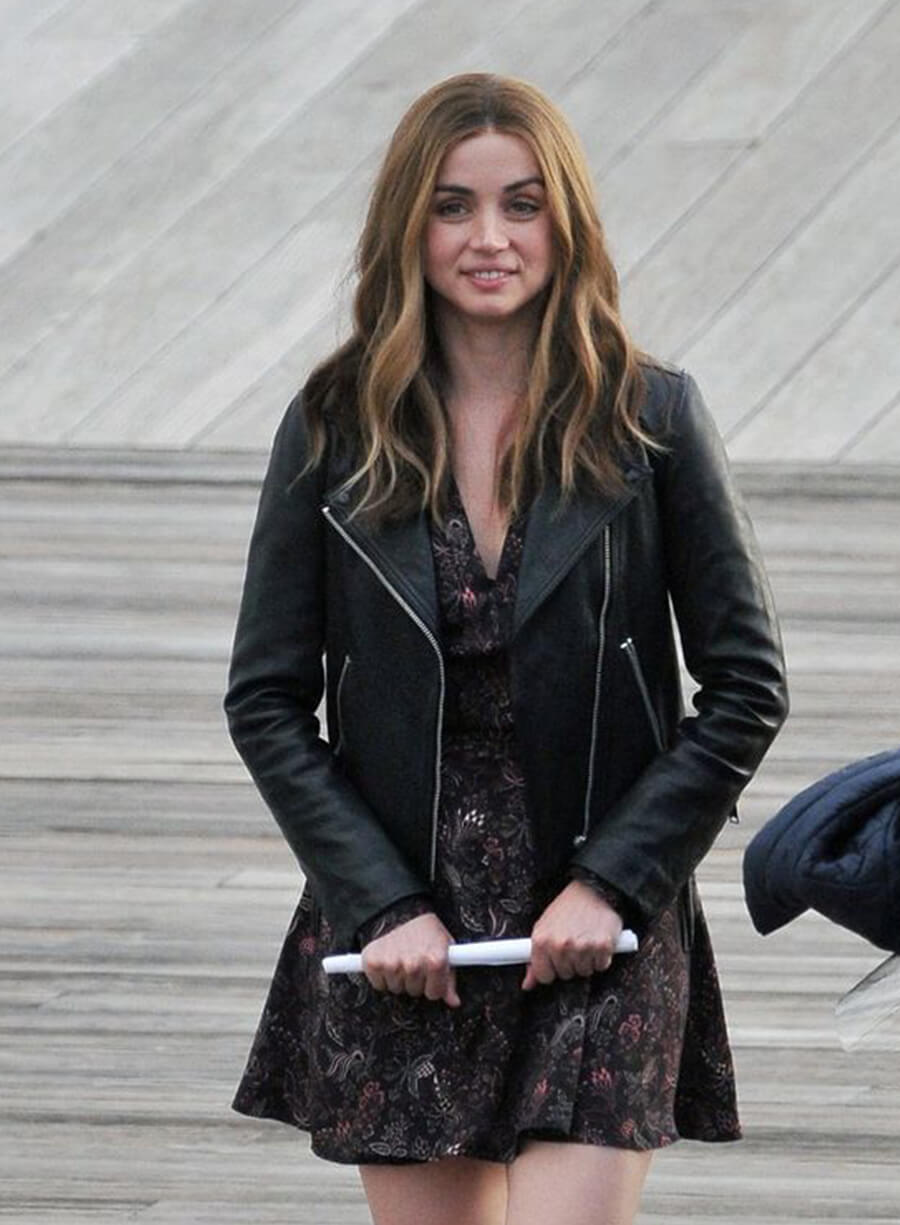 Harpoon Sadie Rhodes Inspired Black Biker Jacket - Ghosted Style