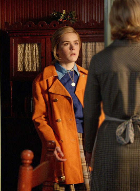 Harpoon Mark Meachum Inspired Orange Coat - Mad Men Style