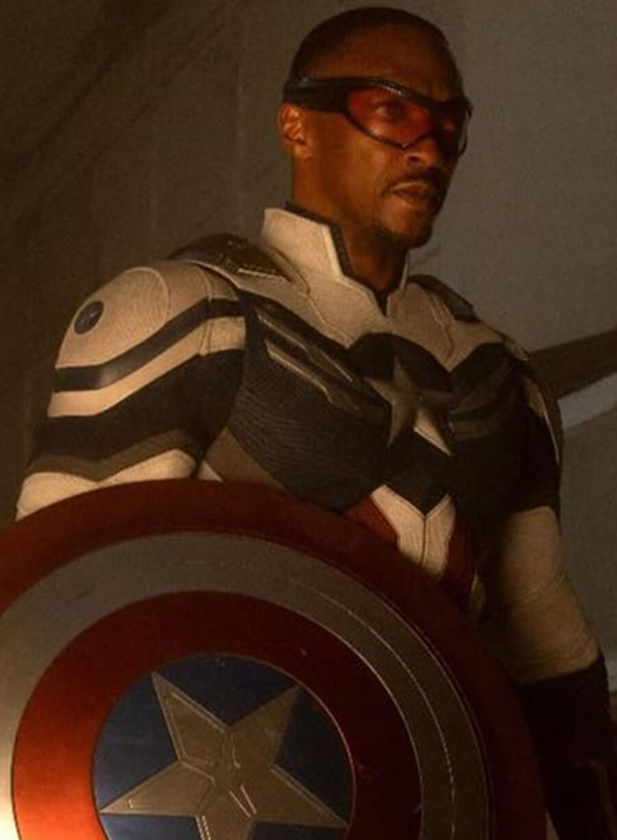 Harpoon Sam Wilson Inspired Multicolor Faux leather / Real Leather Costume Jacket - Captain America: Brave New World 2025 Style