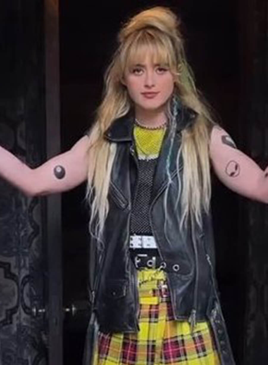 Harpoon Sammy Inspired Black Real Leather Leather Jacket - Abigail 2024 Style