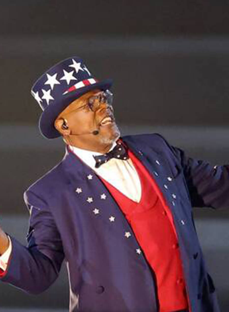 Harpoon Samuel L. Jackson Inspired Blue Coat - Super Bowl 2025 Style